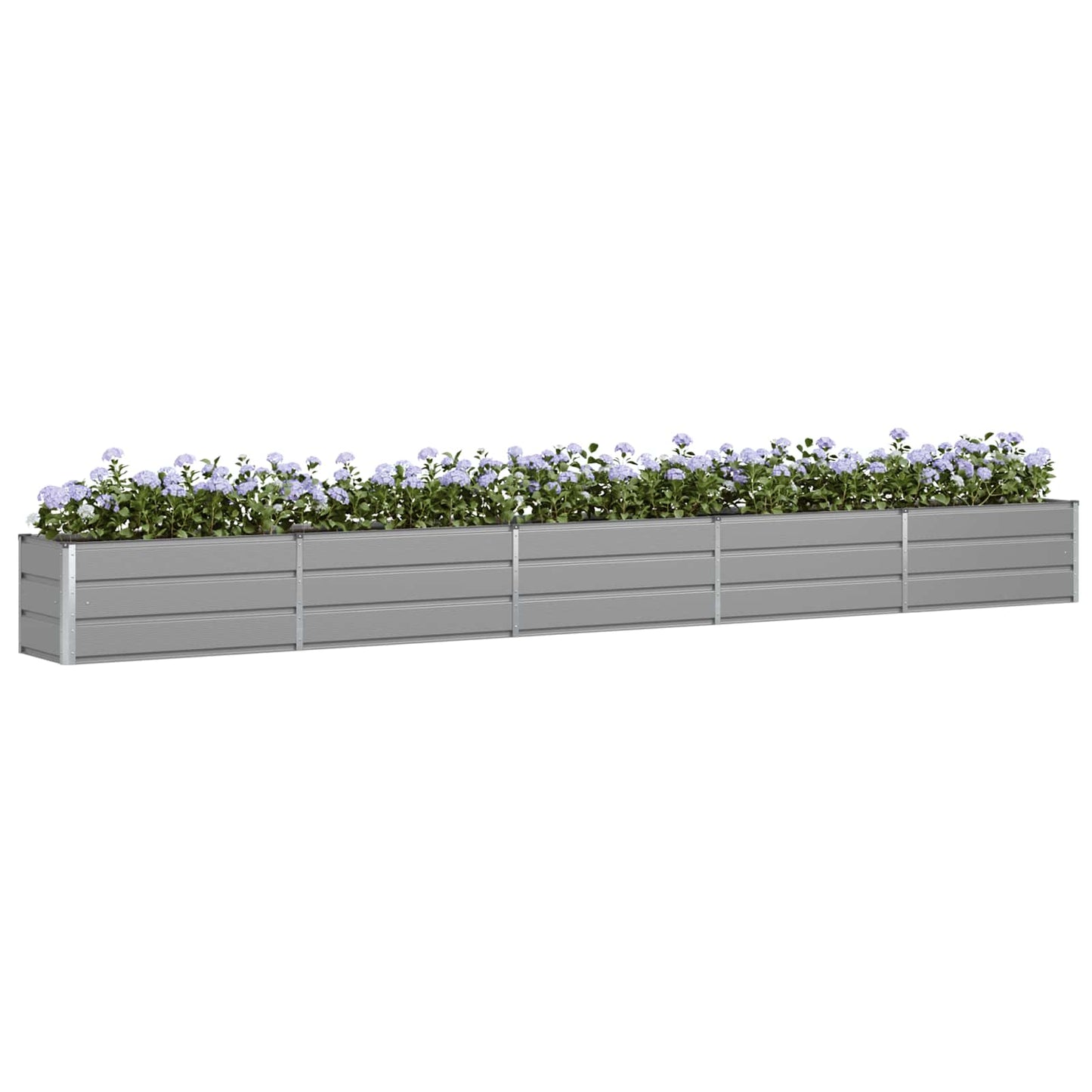 Plantenbak Lichtgrijs 480 x 50 x 45 cm Gegalvaniseerd staal