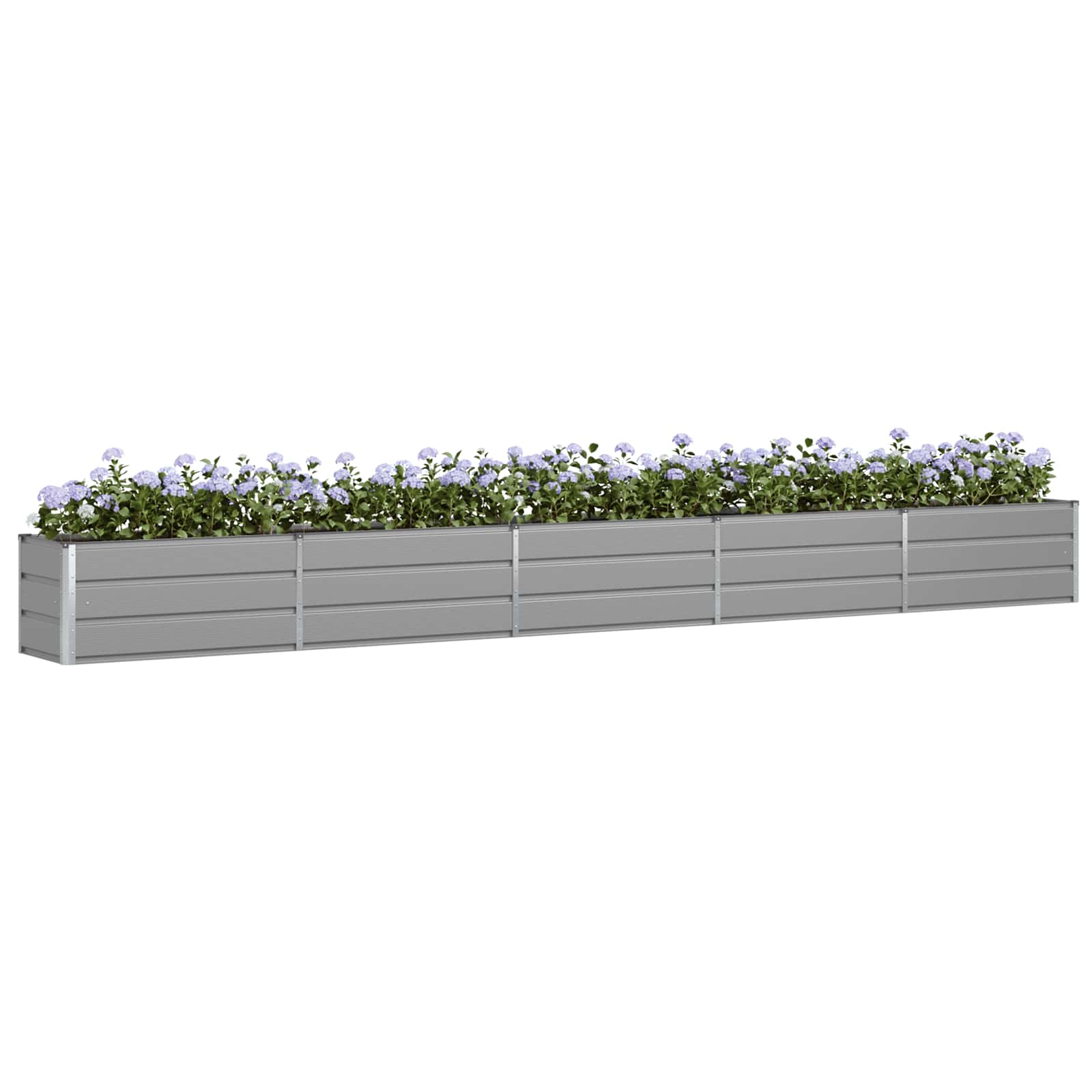 Plantenbak Lichtgrijs 480 x 50 x 45 cm Gegalvaniseerd staal