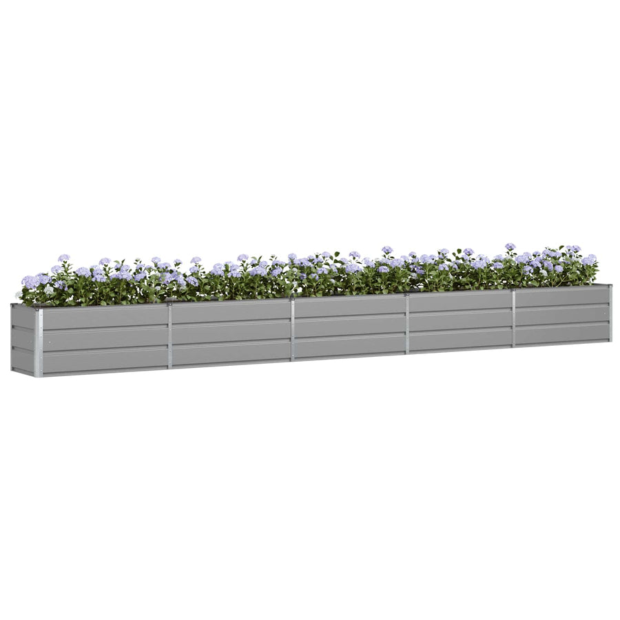 Plantenbak Lichtgrijs 480 x 50 x 45 cm Gegalvaniseerd staal