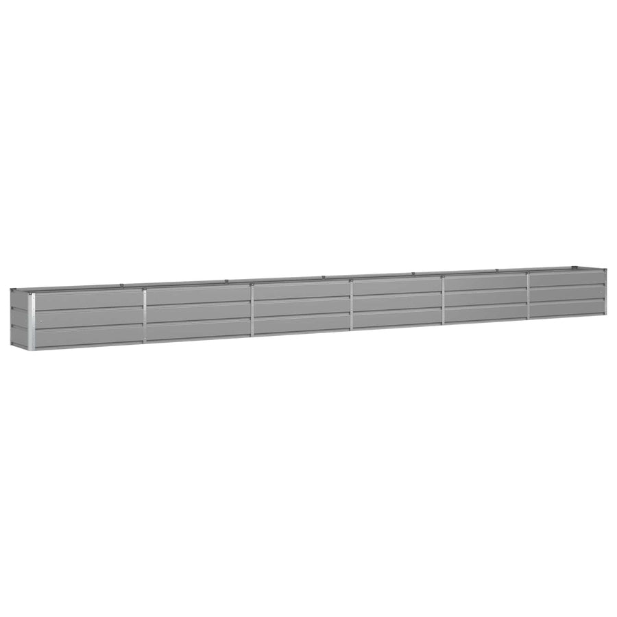 Plantenbak Lichtgrijs 480 x 50 x 45 cm Gegalvaniseerd staal