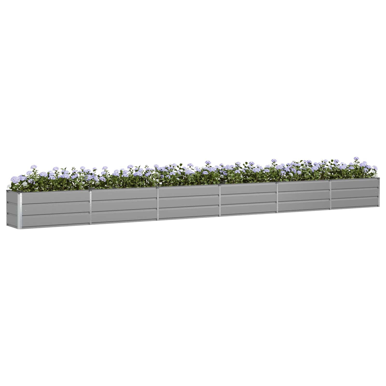Plantenbak Lichtgrijs 480 x 50 x 45 cm Gegalvaniseerd staal