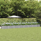 Planter Light Grey 480 x 50 x 45 cm Galvanized steel