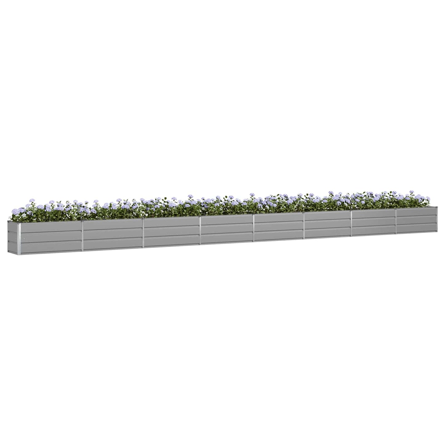 Plantenbak Lichtgrijs 480 x 50 x 45 cm Gegalvaniseerd staal