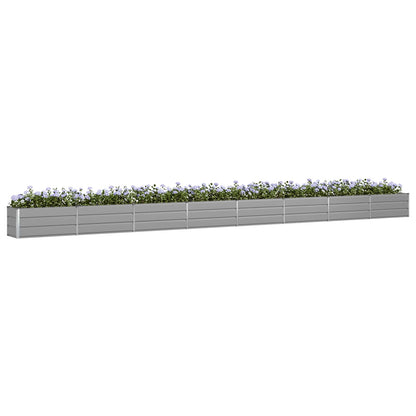 Plantenbak Lichtgrijs 480 x 50 x 45 cm Gegalvaniseerd staal