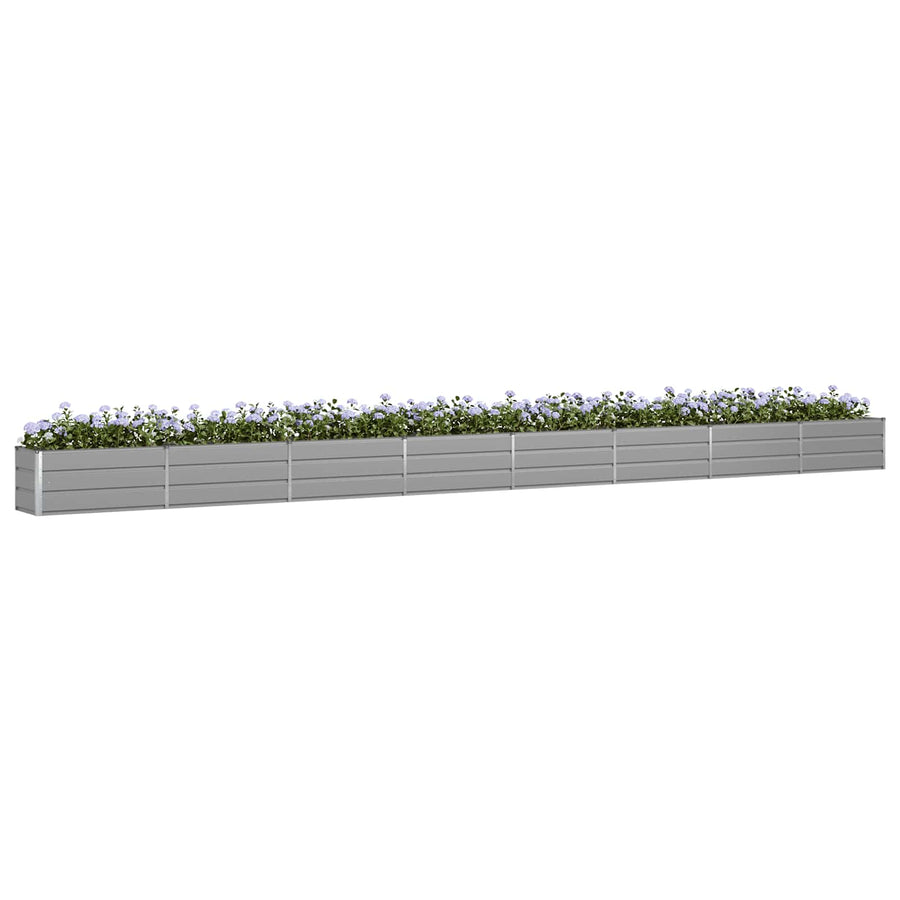 Plantenbak Lichtgrijs 480 x 50 x 45 cm Gegalvaniseerd staal