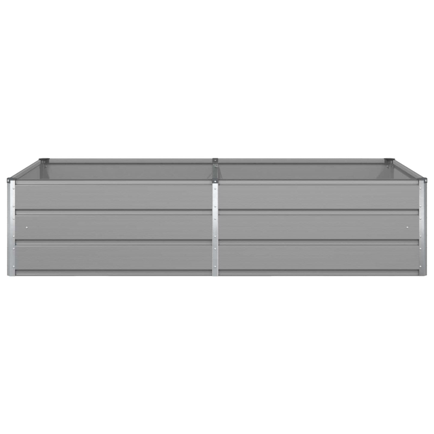 Plantenbak Lichtgrijs 195 x 100 x 45 cm Gegalvaniseerd staal