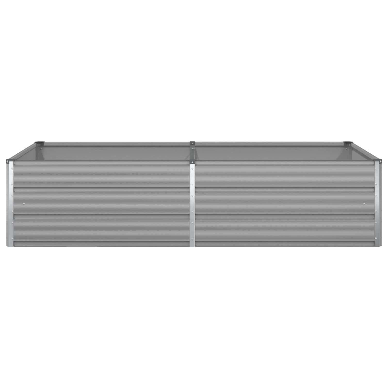 Plantenbak Lichtgrijs 195 x 100 x 45 cm Gegalvaniseerd staal