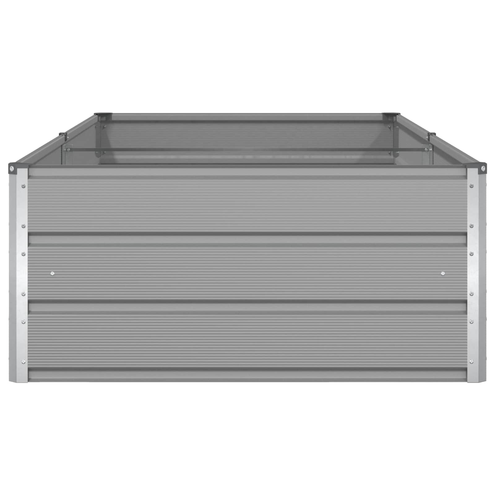 Plantenbak Lichtgrijs 195 x 100 x 45 cm Gegalvaniseerd staal