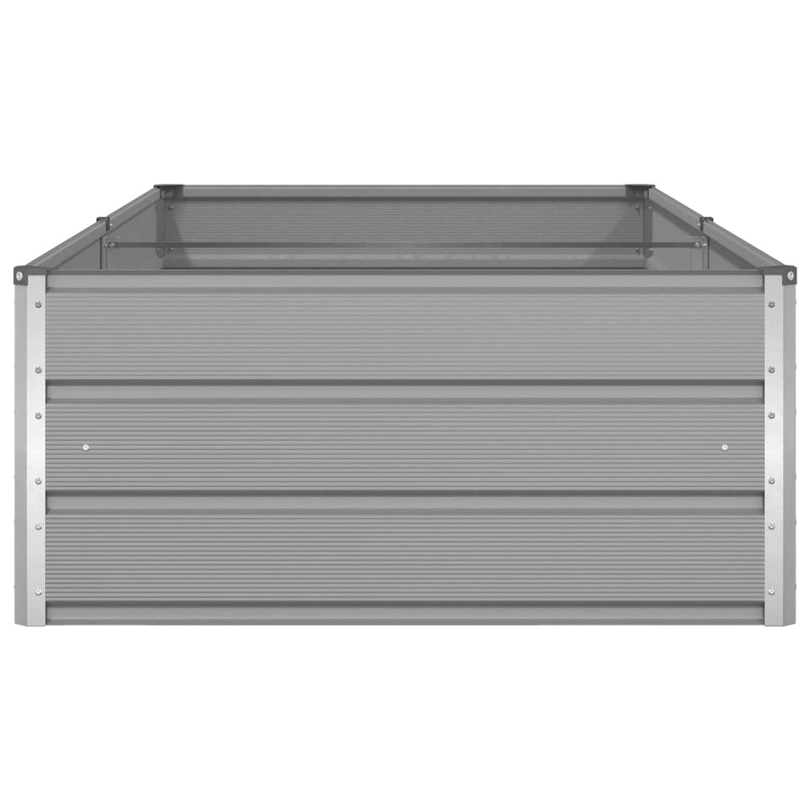 Plantenbak Lichtgrijs 195 x 100 x 45 cm Gegalvaniseerd staal