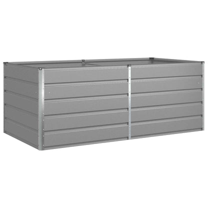 Plantenbak Lichtgrijs 195 x 100 x 45 cm Gegalvaniseerd staal