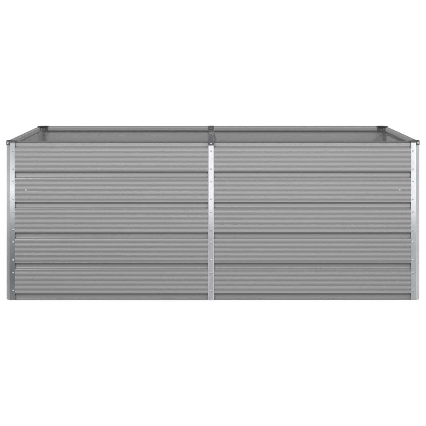 Plantenbak Lichtgrijs 195 x 100 x 45 cm Gegalvaniseerd staal