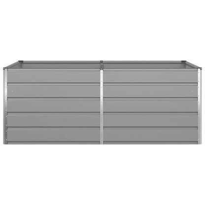 Plantenbak Lichtgrijs 195 x 100 x 45 cm Gegalvaniseerd staal