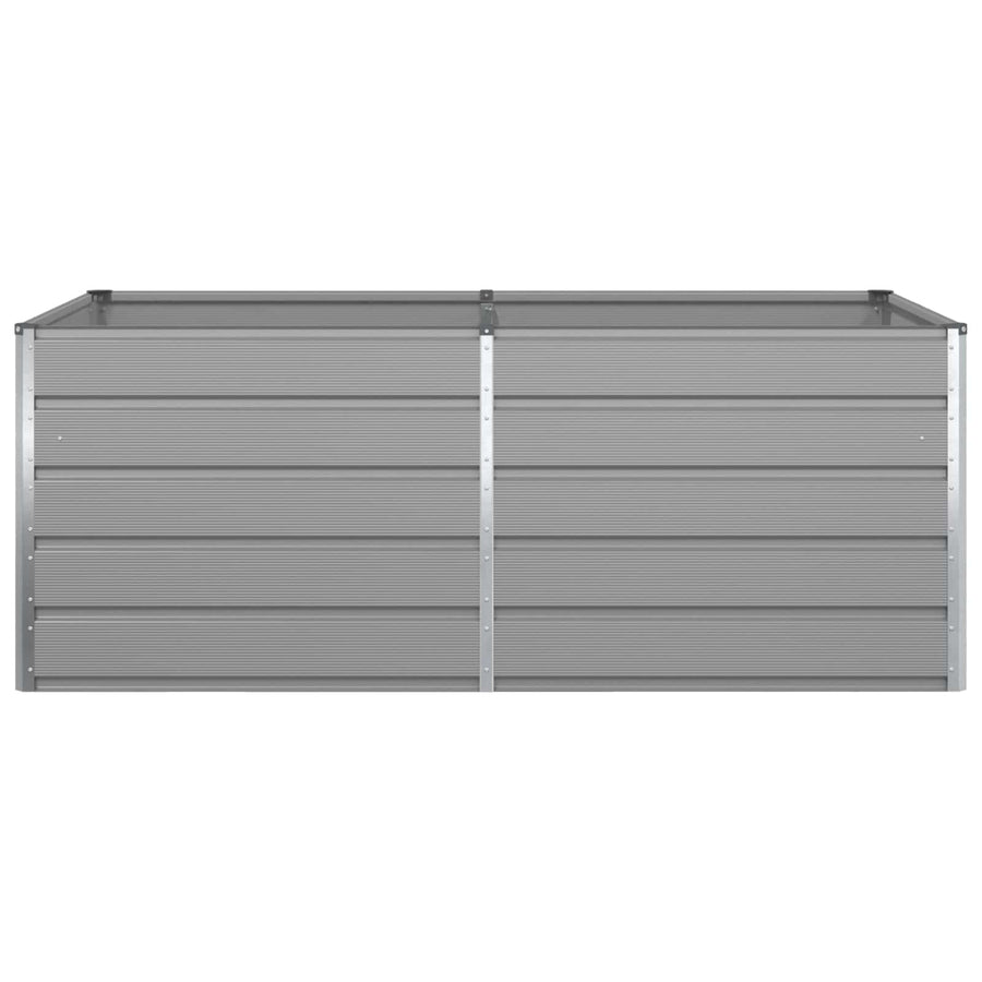 Plantenbak Lichtgrijs 195 x 100 x 45 cm Gegalvaniseerd staal