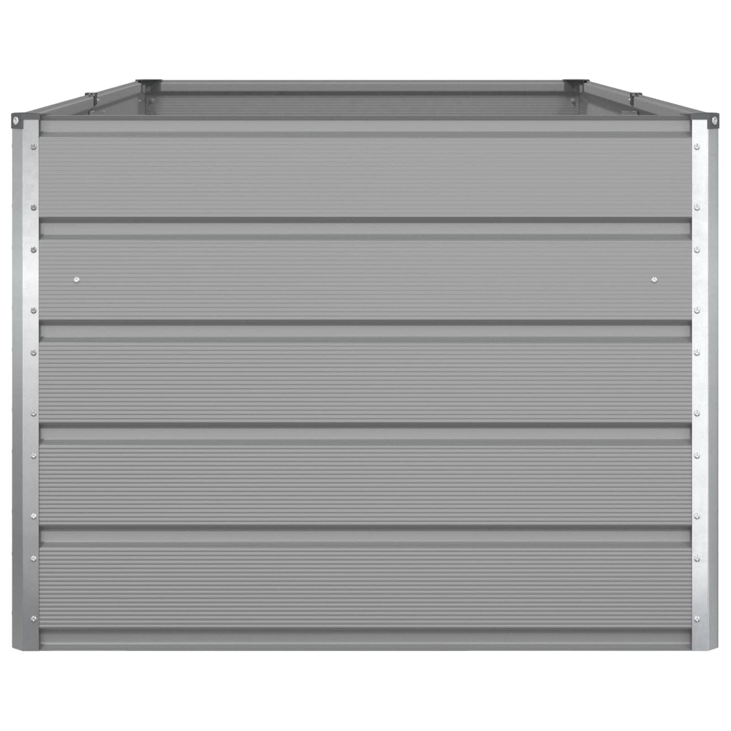 Plantenbak Lichtgrijs 195 x 100 x 45 cm Gegalvaniseerd staal