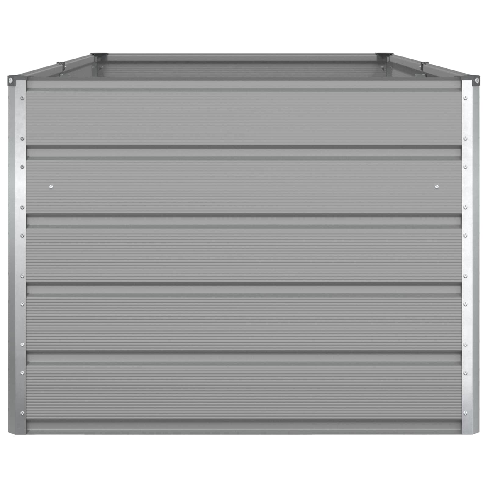 Plantenbak Lichtgrijs 195 x 100 x 45 cm Gegalvaniseerd staal