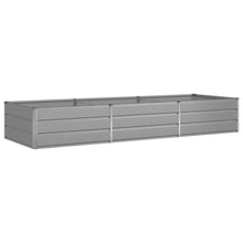 Plantenbak Lichtgrijs 195 x 100 x 45 cm Gegalvaniseerd staal