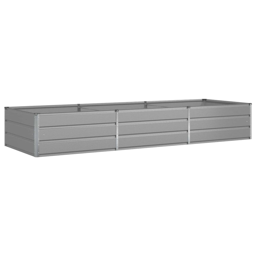 Plantenbak Lichtgrijs 195 x 100 x 45 cm Gegalvaniseerd staal