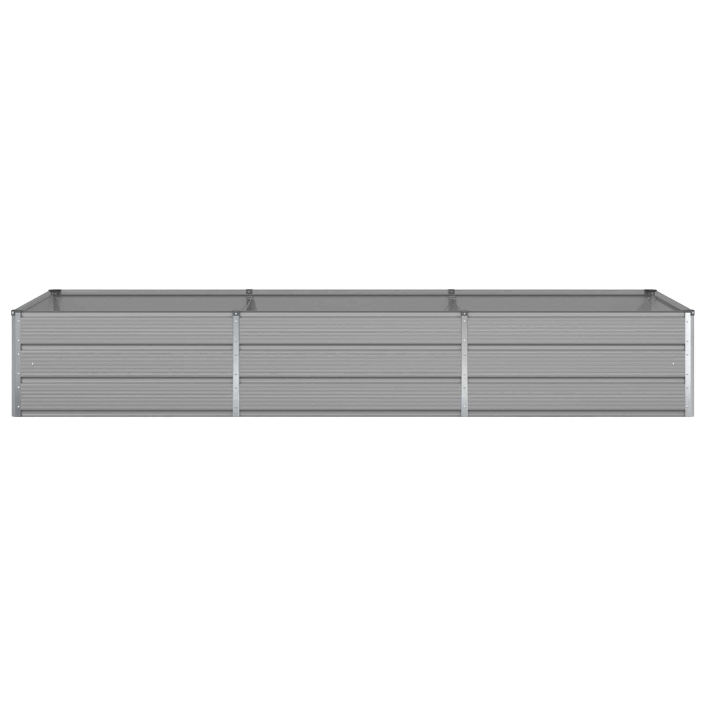Plantenbak Lichtgrijs 195 x 100 x 45 cm Gegalvaniseerd staal