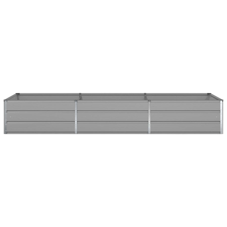 Plantenbak Lichtgrijs 195 x 100 x 45 cm Gegalvaniseerd staal