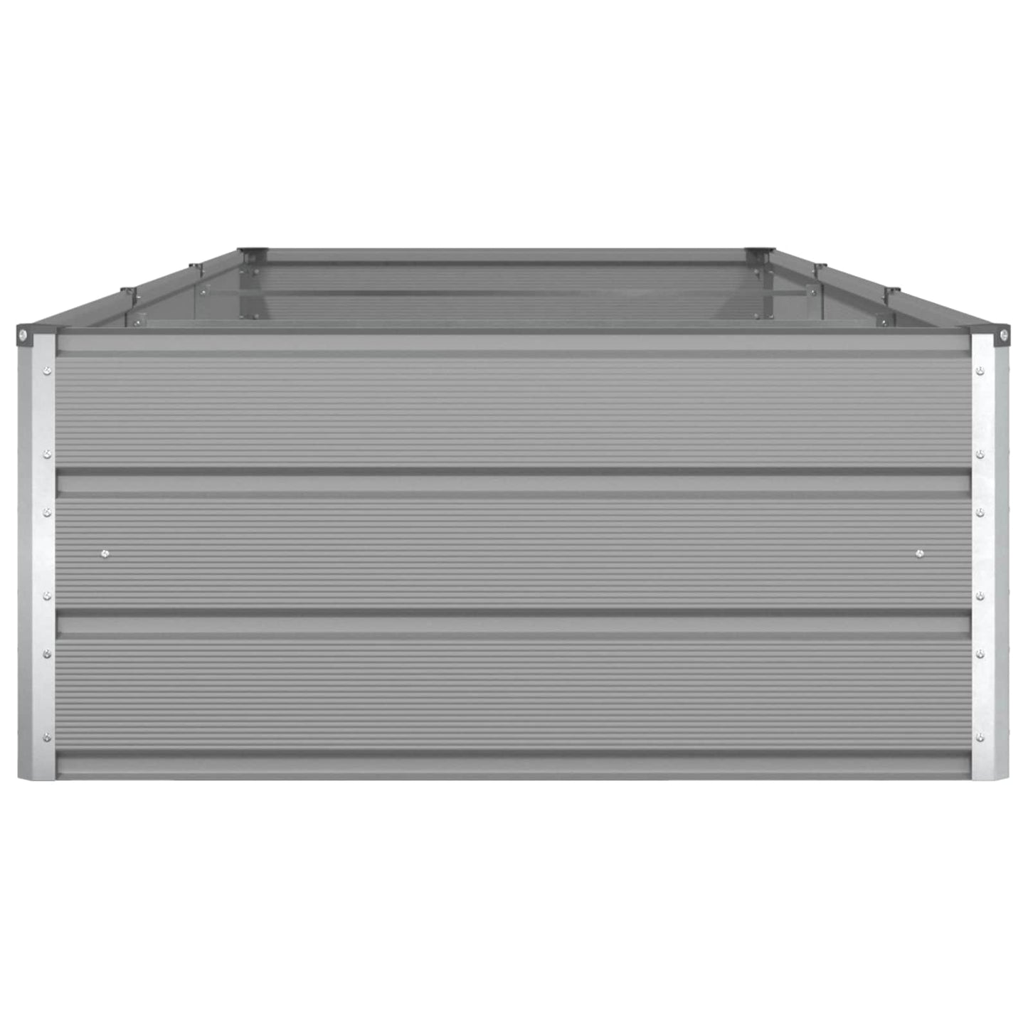 Plantenbak Lichtgrijs 195 x 100 x 45 cm Gegalvaniseerd staal