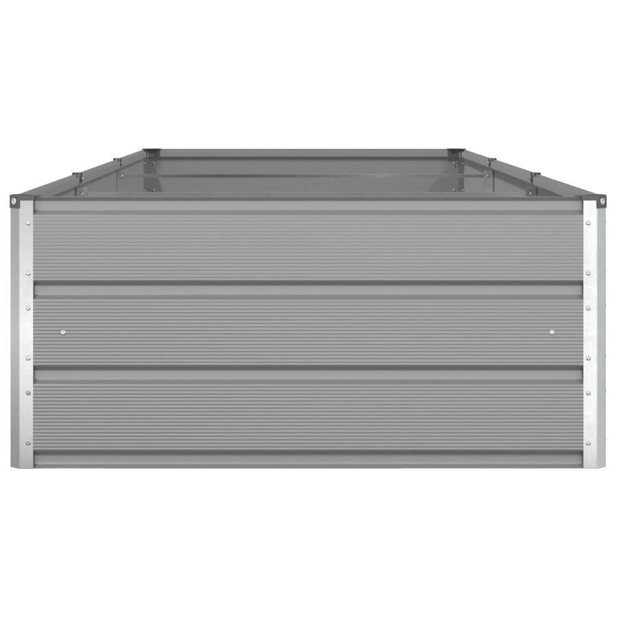 Plantenbak Lichtgrijs 195 x 100 x 45 cm Gegalvaniseerd staal