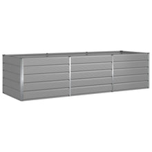 Plantenbak Lichtgrijs 195 x 100 x 45 cm Gegalvaniseerd staal