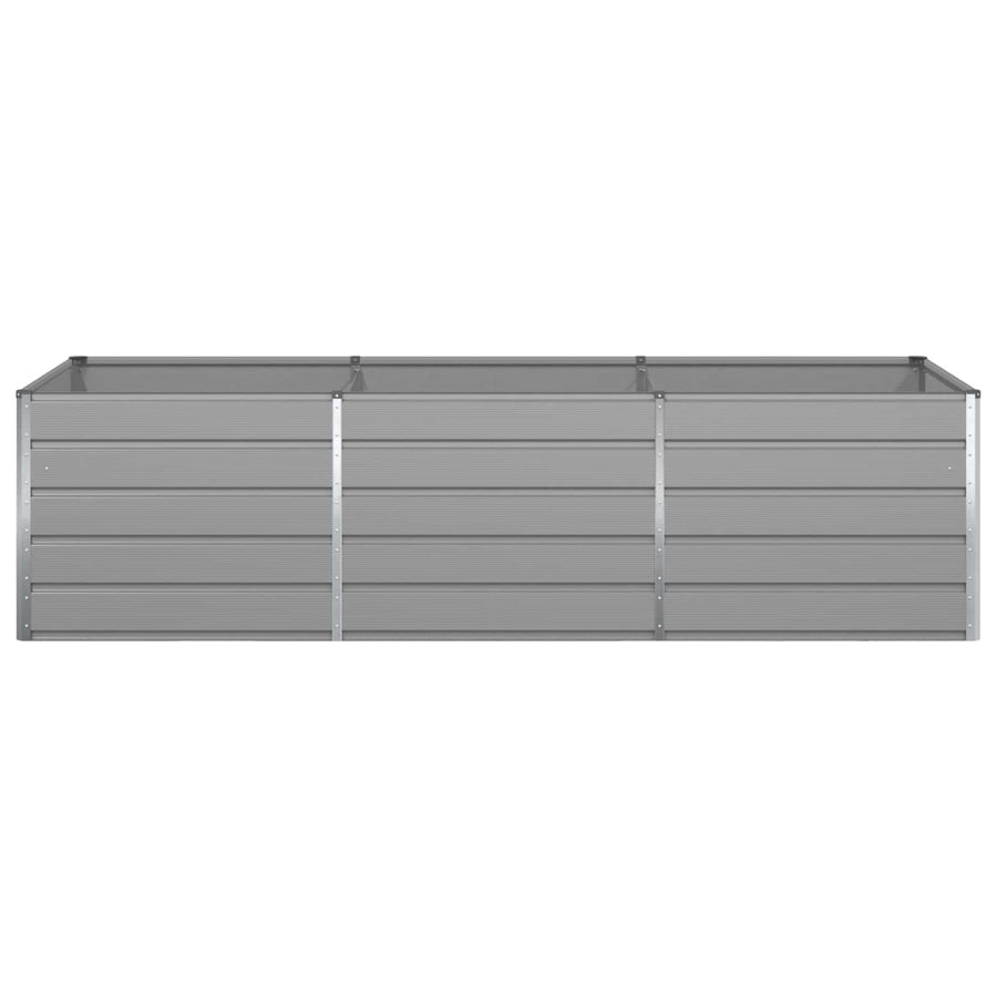 Plantenbak Lichtgrijs 195 x 100 x 45 cm Gegalvaniseerd staal