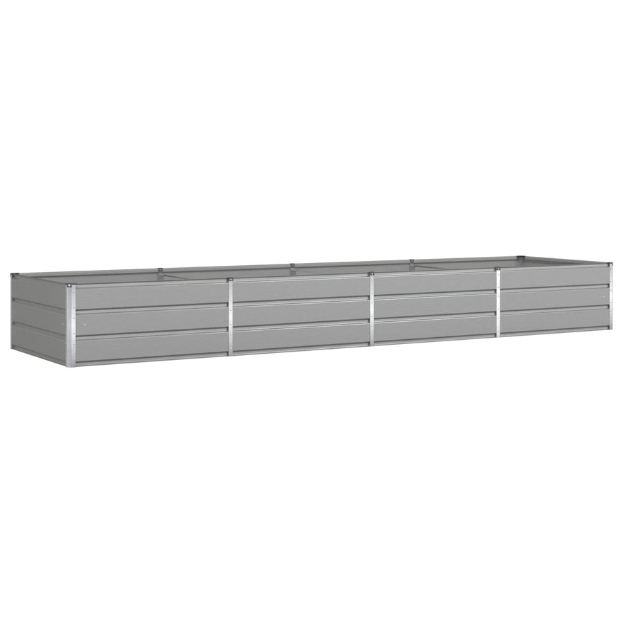 Plantenbak Lichtgrijs 195 x 100 x 45 cm Gegalvaniseerd staal