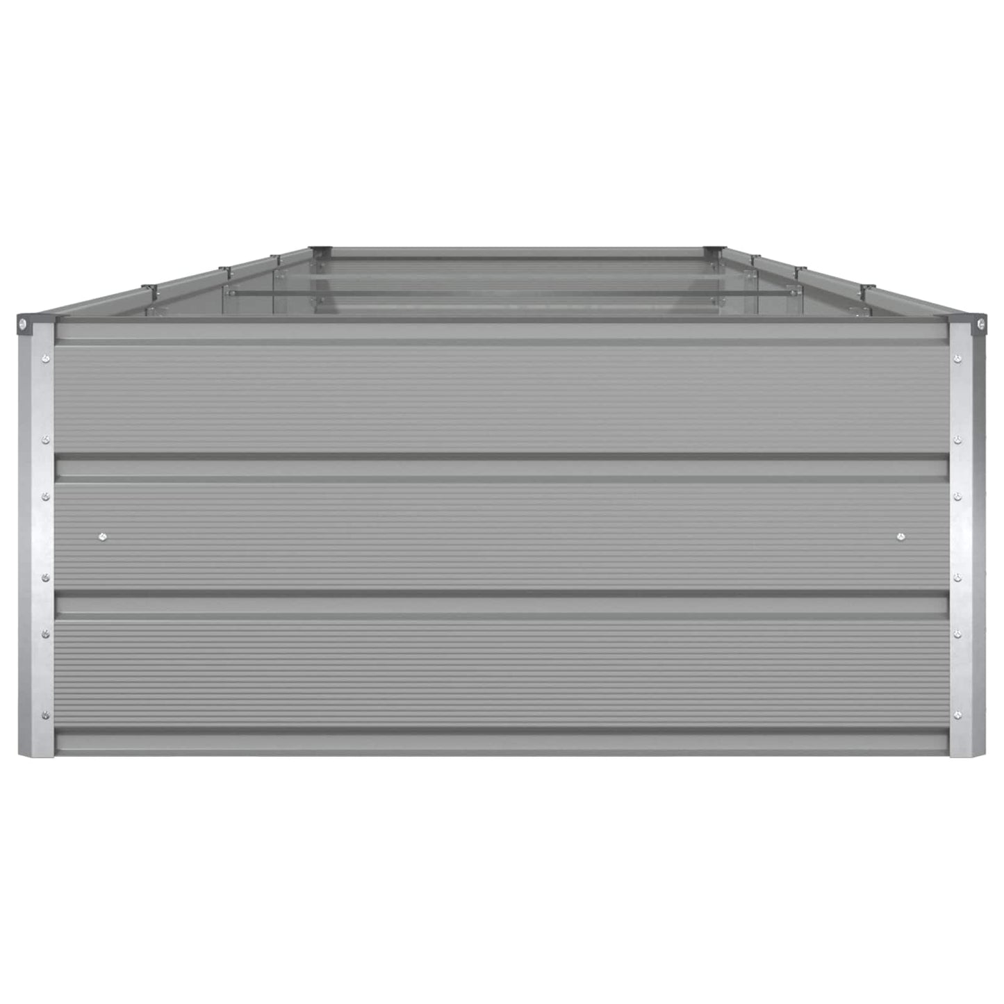 Plantenbak Lichtgrijs 195 x 100 x 45 cm Gegalvaniseerd staal