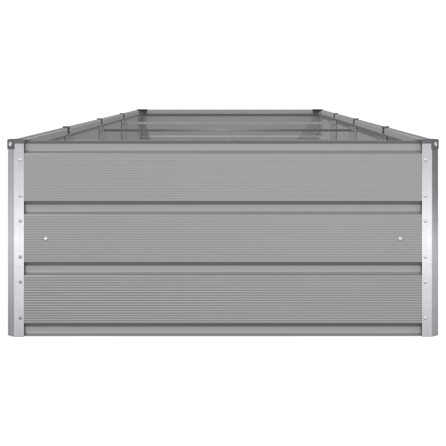 Plantenbak Lichtgrijs 195 x 100 x 45 cm Gegalvaniseerd staal