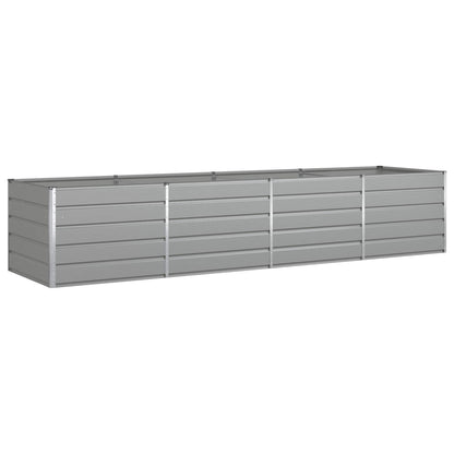 Plantenbak Lichtgrijs 195 x 100 x 45 cm Gegalvaniseerd staal