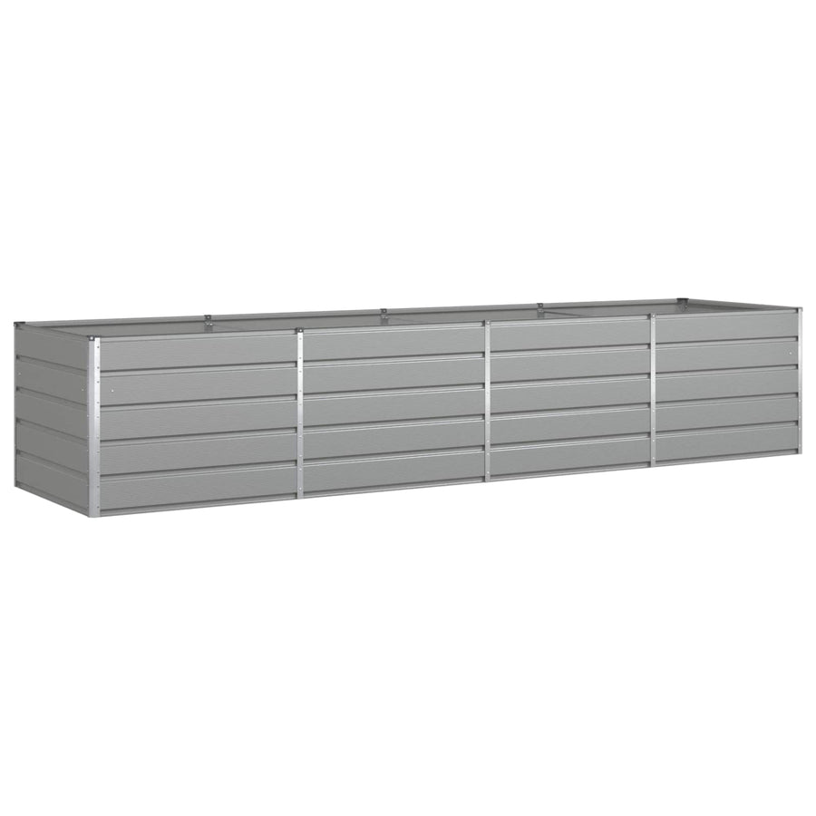 Plantenbak Lichtgrijs 195 x 100 x 45 cm Gegalvaniseerd staal
