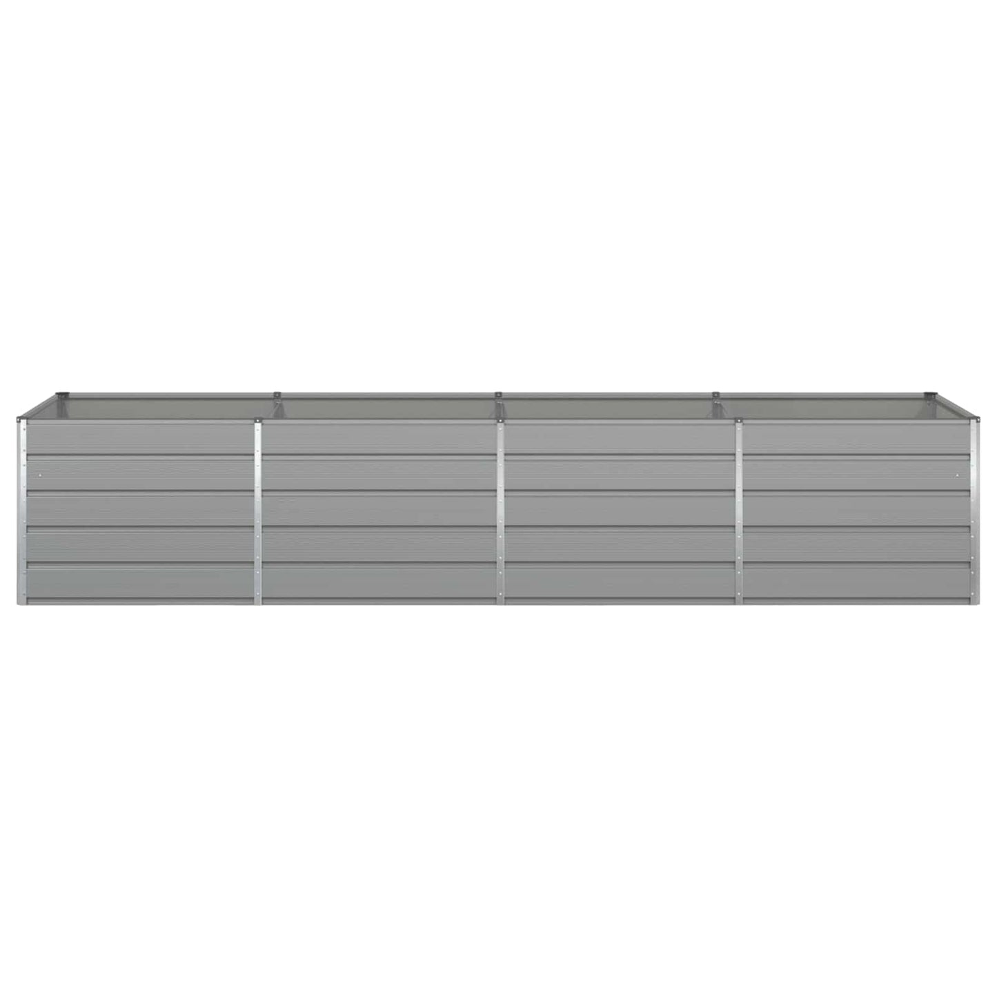 Plantenbak Lichtgrijs 195 x 100 x 45 cm Gegalvaniseerd staal