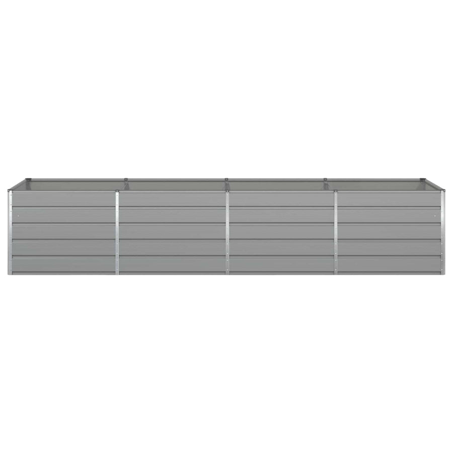 Plantenbak Lichtgrijs 195 x 100 x 45 cm Gegalvaniseerd staal