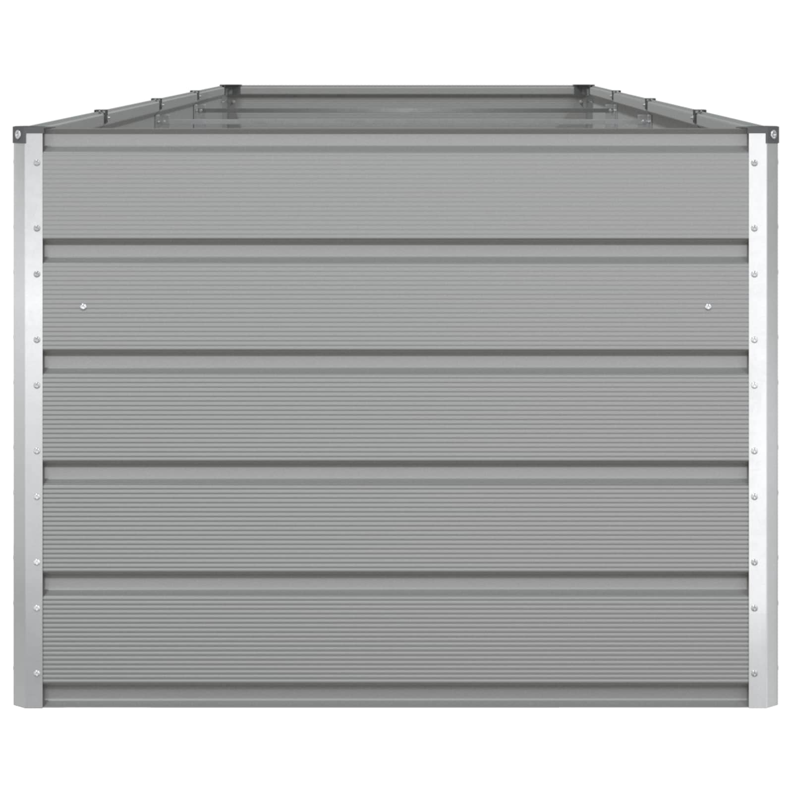 Plantenbak Lichtgrijs 195 x 100 x 45 cm Gegalvaniseerd staal