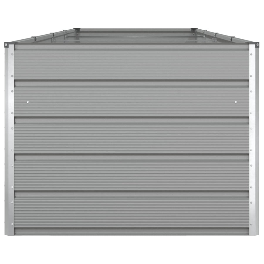 Plantenbak Lichtgrijs 195 x 100 x 45 cm Gegalvaniseerd staal