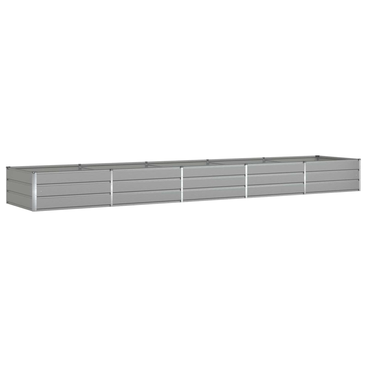 Plantenbak Lichtgrijs 195 x 100 x 45 cm Gegalvaniseerd staal
