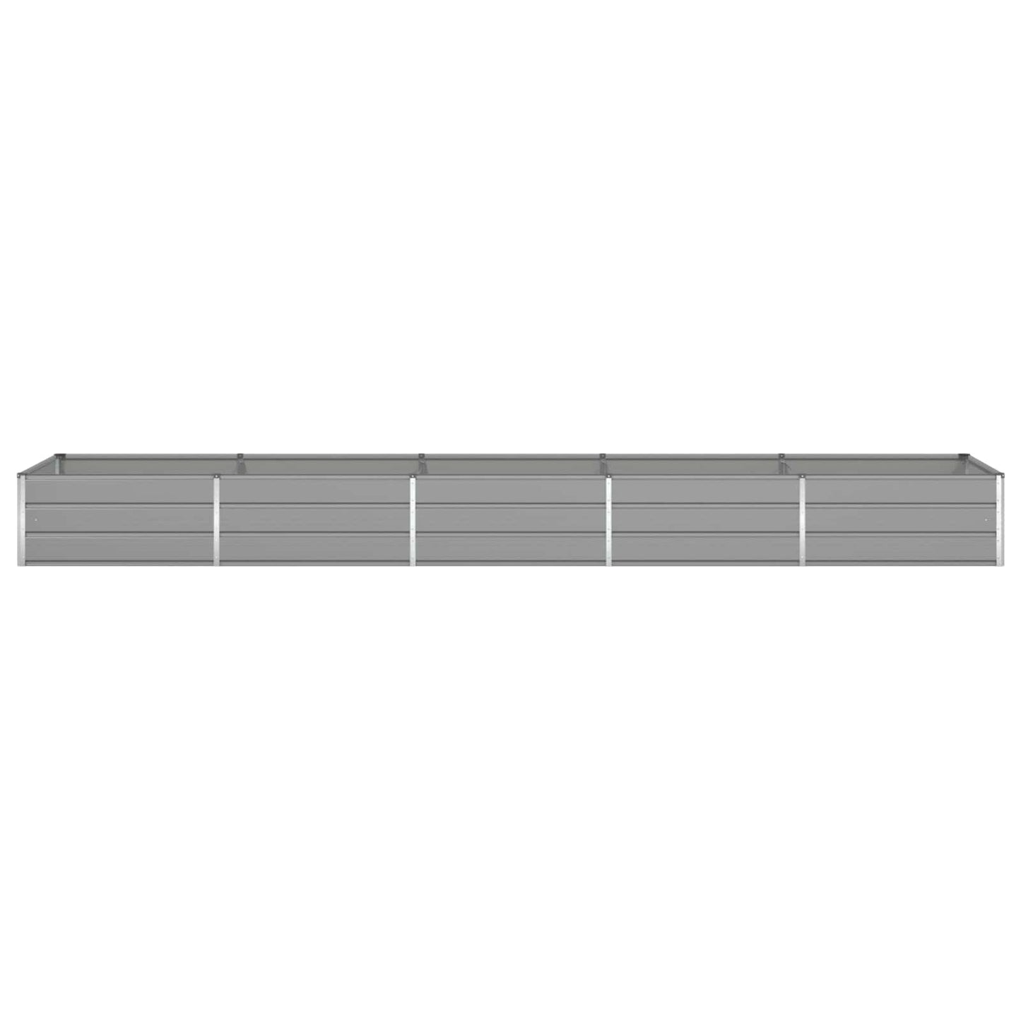 Plantenbak Lichtgrijs 195 x 100 x 45 cm Gegalvaniseerd staal
