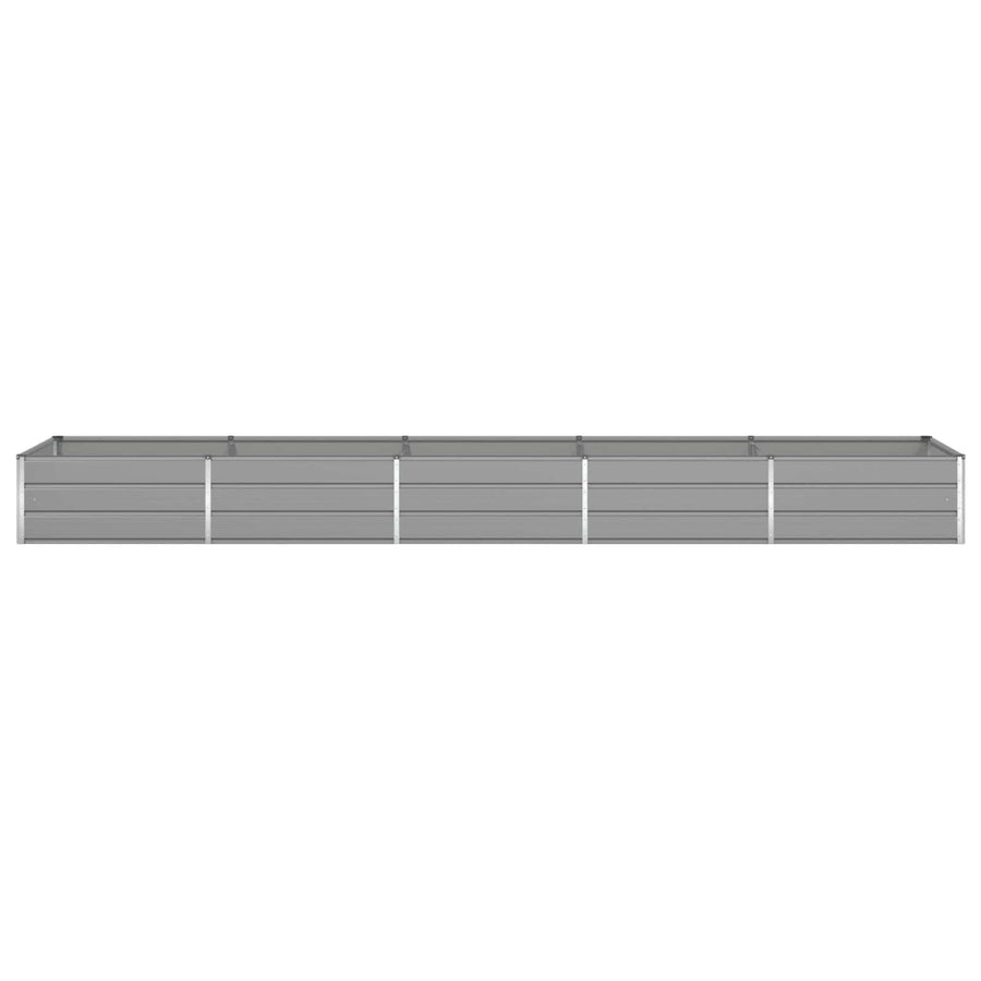Plantenbak Lichtgrijs 195 x 100 x 45 cm Gegalvaniseerd staal