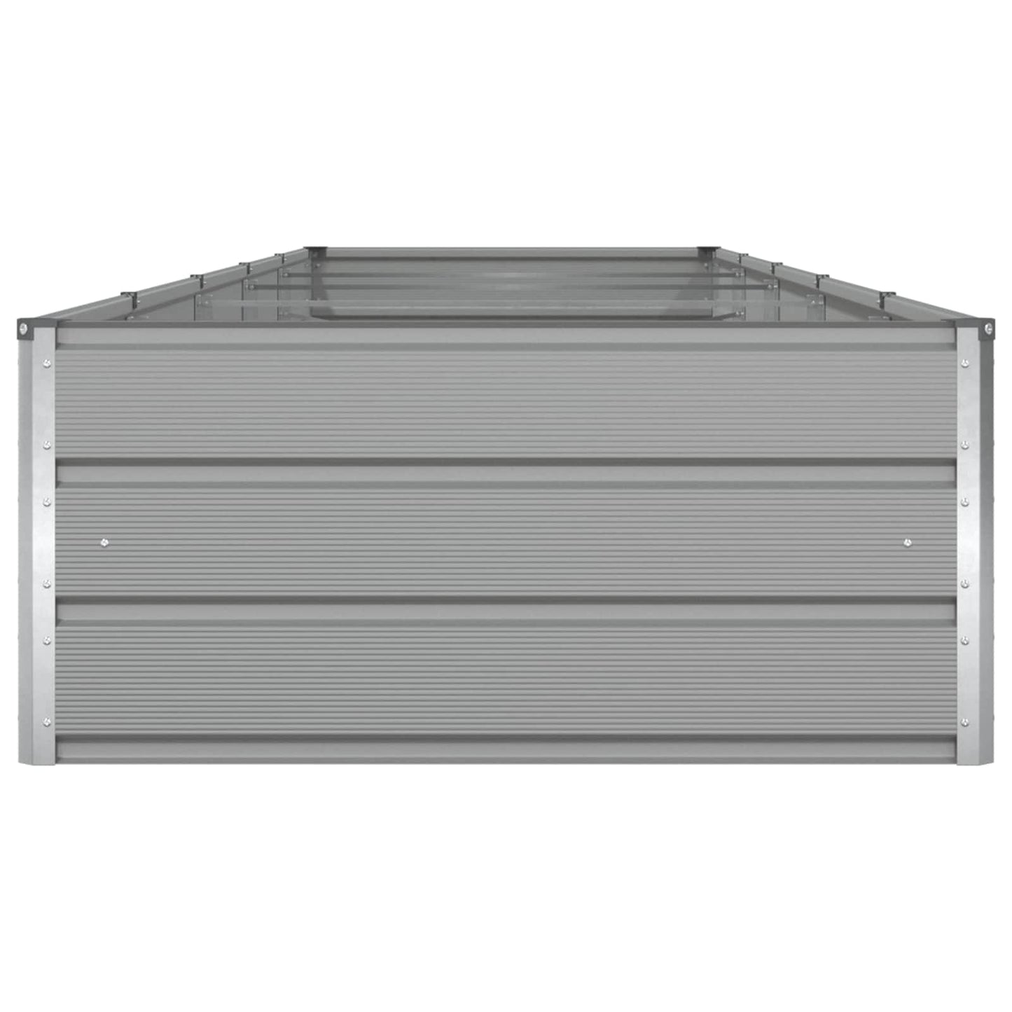 Plantenbak Lichtgrijs 195 x 100 x 45 cm Gegalvaniseerd staal