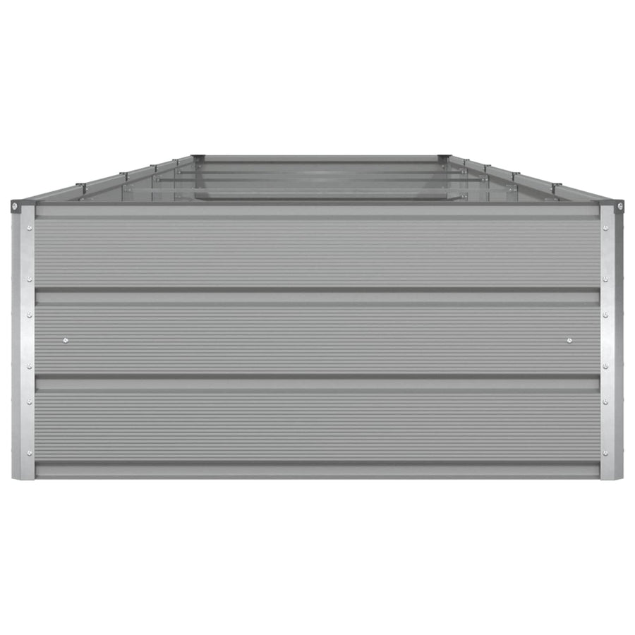 Plantenbak Lichtgrijs 195 x 100 x 45 cm Gegalvaniseerd staal