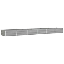 Plantenbak Lichtgrijs 195 x 100 x 45 cm Gegalvaniseerd staal