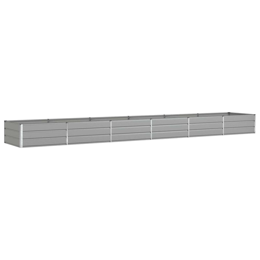 Plantenbak Lichtgrijs 195 x 100 x 45 cm Gegalvaniseerd staal