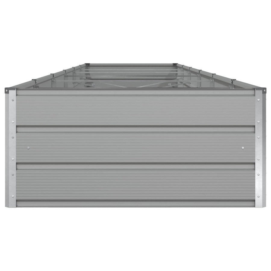Plantenbak Lichtgrijs 195 x 100 x 45 cm Gegalvaniseerd staal