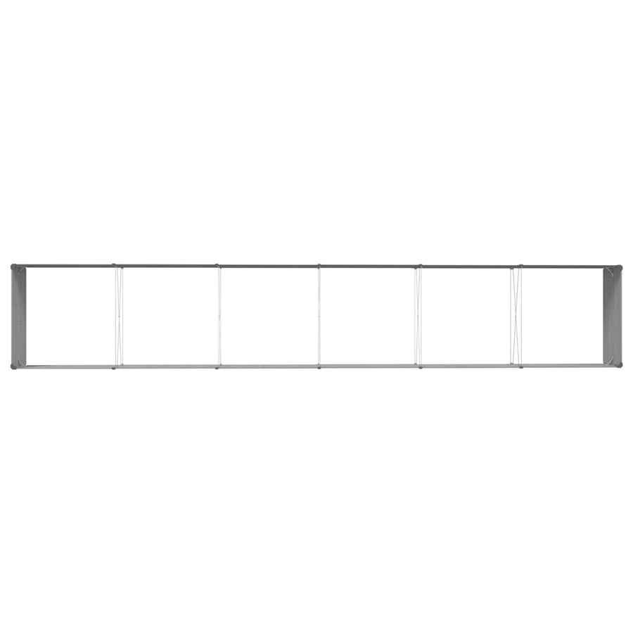 Plantenbak Lichtgrijs 195 x 100 x 45 cm Gegalvaniseerd staal