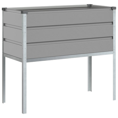 Plantenbak Lichtgrijs 100 x 45 x 90 cm Gegalvaniseerd staal