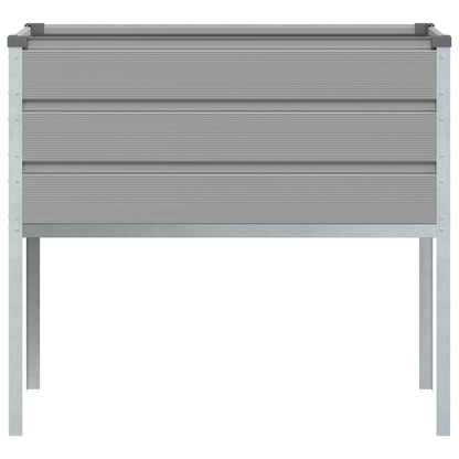 Plantenbak Lichtgrijs 100 x 45 x 90 cm Gegalvaniseerd staal