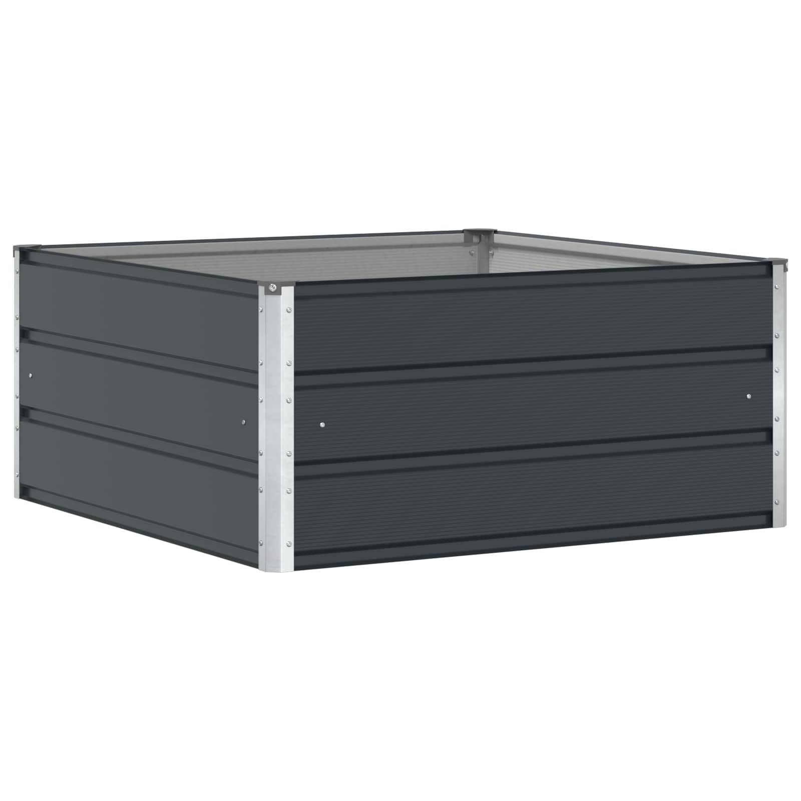 Plantenbak Antraciet 100 x 100 x 45 cm Staal