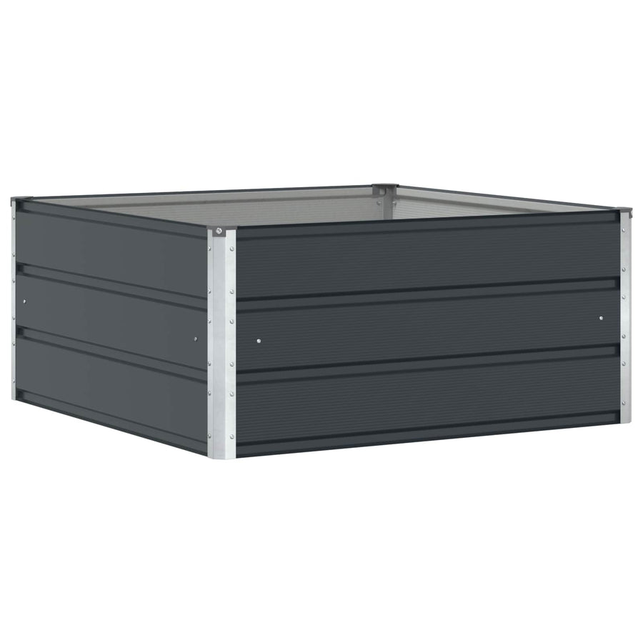 Plantenbak Antraciet 100 x 100 x 45 cm Staal