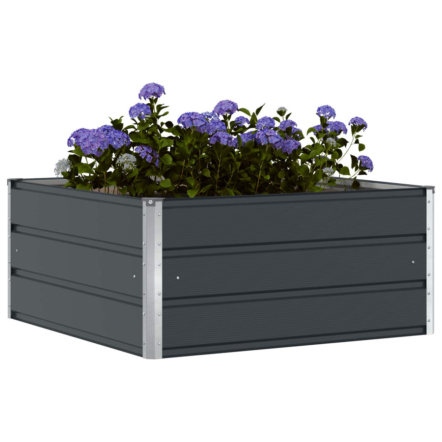 Plantenbak Antraciet 100 x 100 x 45 cm Staal